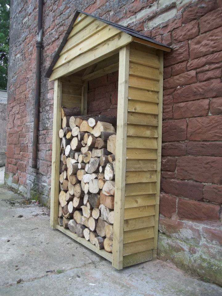 Log Sheds &amp; Firewood Shelters in Carlisle | bluebirch